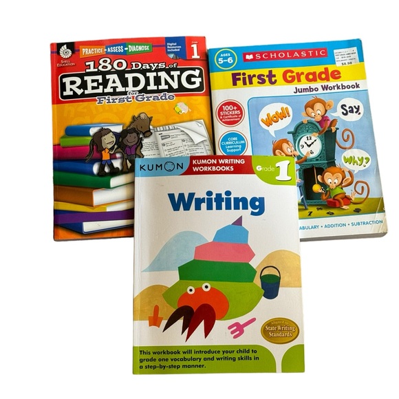 First Grade reading writing educational book bundle of 3 LEARNING - Picture 9 of 10
